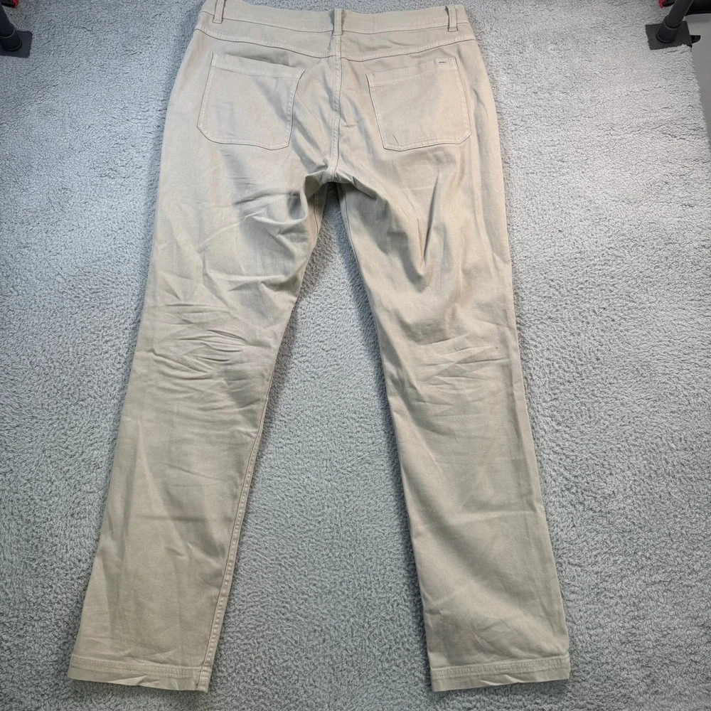 Mugsy Beachwoods Men Khaki Tan Utility Carpenter Chino Pants 35x32 TWDWP2